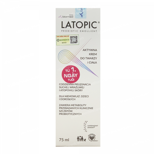 Latopic face and body cream