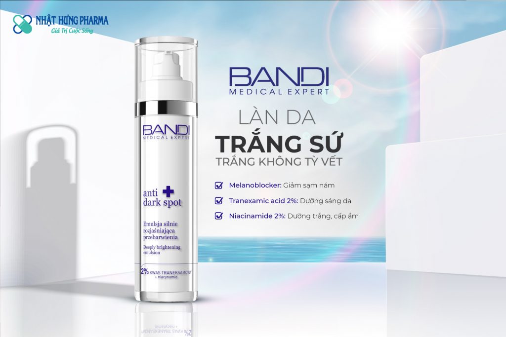 Nhũ tương làm sáng da chuyên biệt BANDI ANTI DARK SPOT EMULSION DEEPLY BRIGHTENING