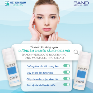 Kem dưỡng cho da khô, da rất khô Bandi Hydro Care Nourishing And Moisturising Cream 50ml